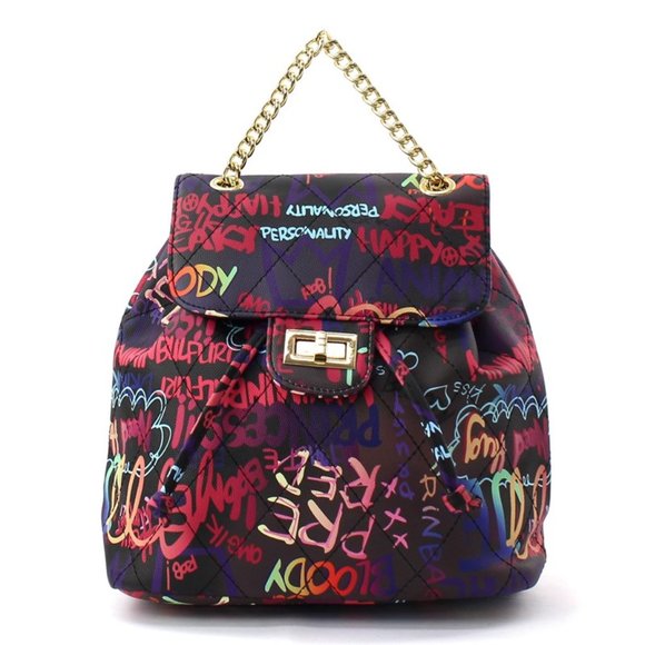 What\'s on your Mind Graffiti Backpack The INSANE Graffiti Backpack – Rexy main image 2